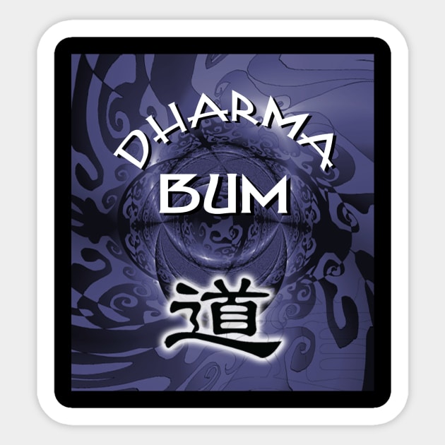 Dharma Bum Sticker by Orfi